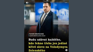 Fact Check: Europoslanec Zdechovský NEVYHROŽOVAL že bude udávat za "křivá slova" o Zelenském
