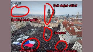 Fact Check: Fotografie demonstrace na podporu prezidenta Pavla v Praze je autentická, nebyla vytvořena AI