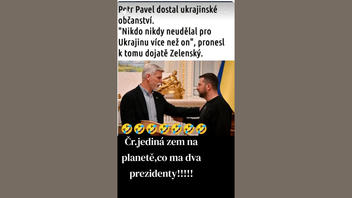 Fact Check: Prezident Pavel NEOBDRŽEL od Zelenského ukrajinské občanství -- Jednalo se o státní vyznamenání