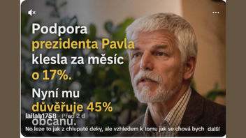 Fact Check: Podpora veřejnosti pro prezidenta Pavla NEKLESLA za meziměsíčně o 17 procent