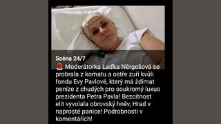 Fact Check:  Moderátorka Laďka Něrgešová NEŘEKLA, že je Nadační fond Evy Pavlové zneužíván pro luxusní život prezidentské rodiny