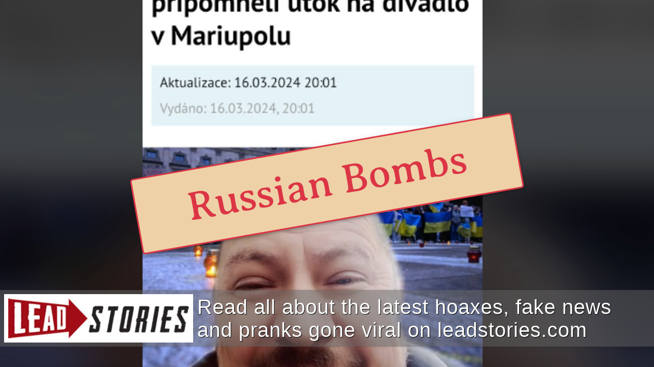 Fact Check: Ukraine's Azov Regiment Did NOT Blow Up Mariupol Theater in ...